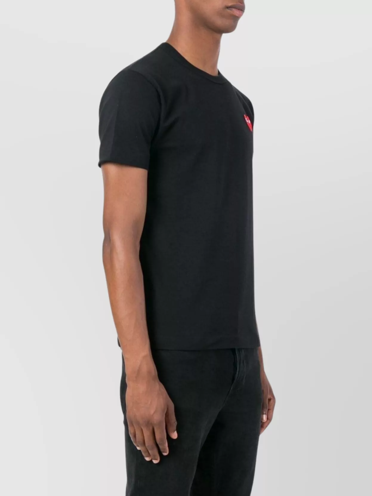 Comme Des Garçons Play Logo Crew Neck T-Shirt