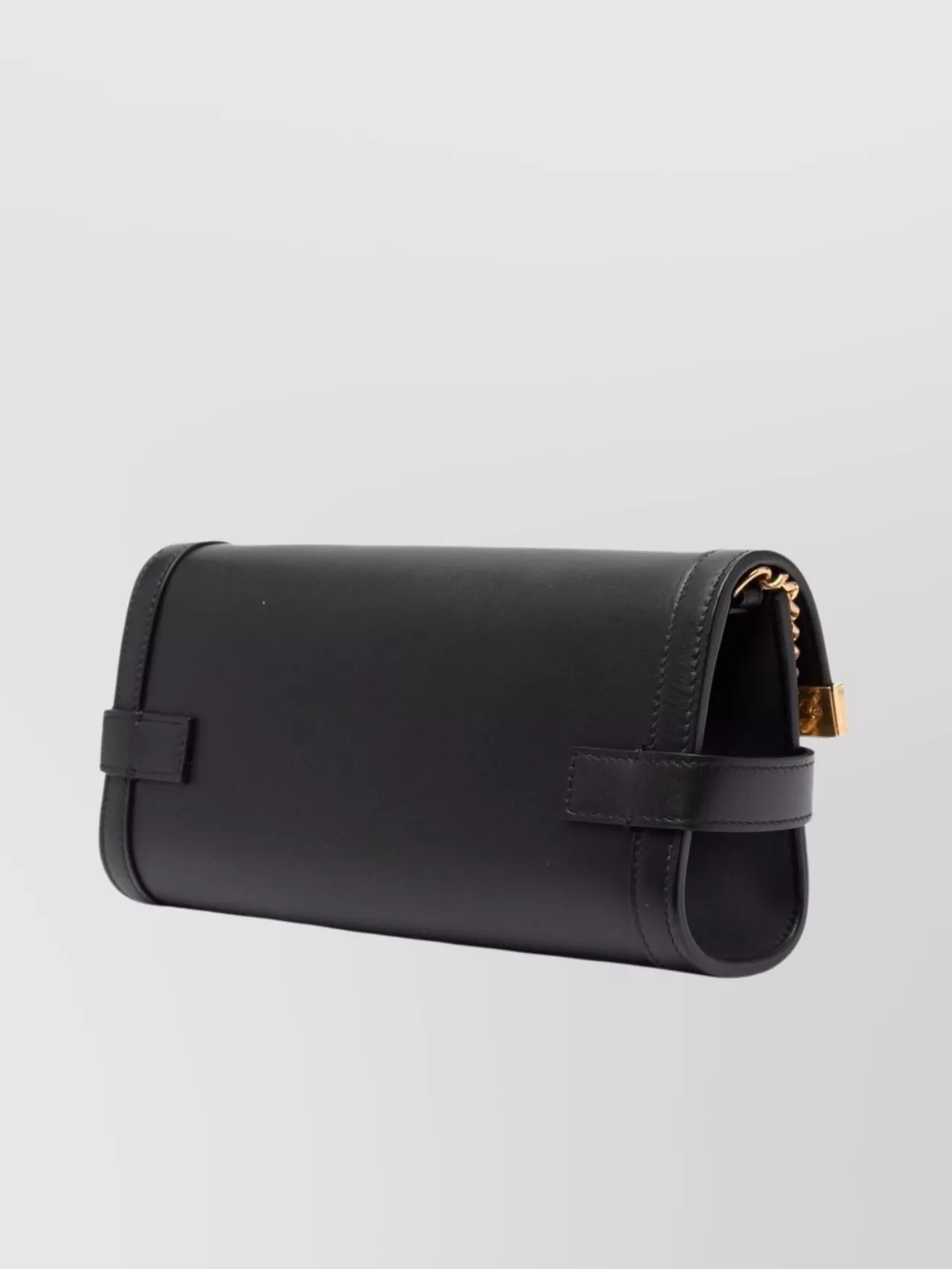 Balmain Mini Leather Bag Chain Strap