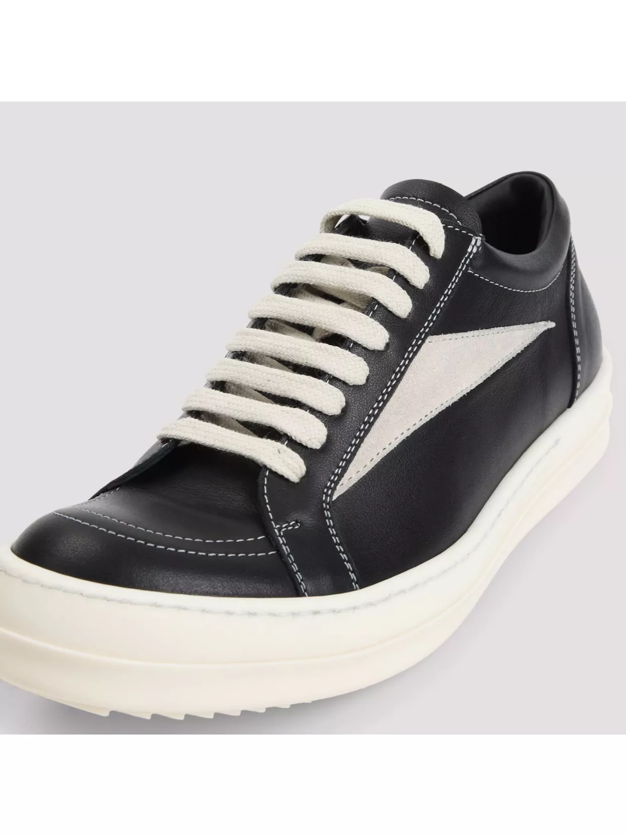 Rick Owens Vintage leather low-top sneakers | The Fashion Square
