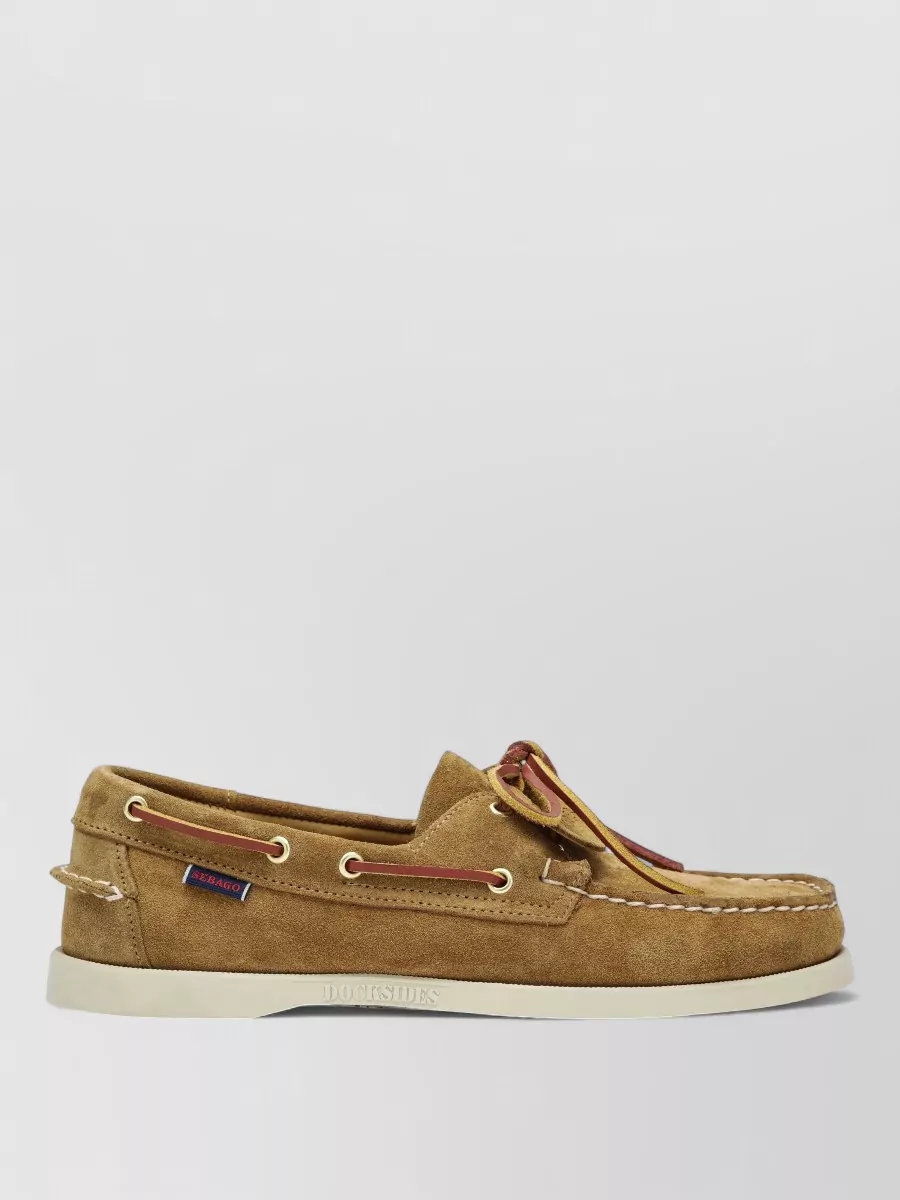 Sebago leather boat shoes
