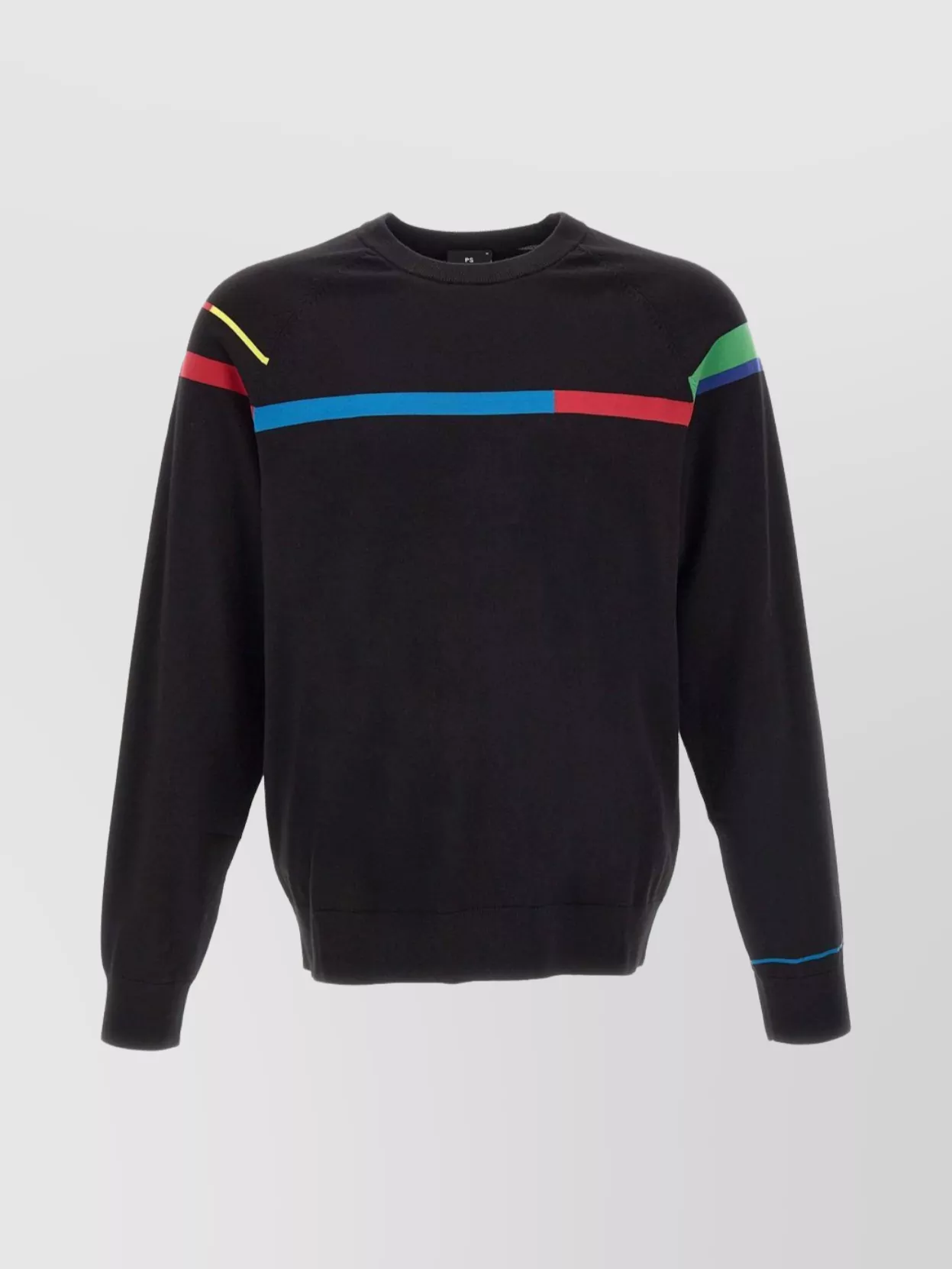 Shop Paul Smith Cotton Sweater Color-block Design