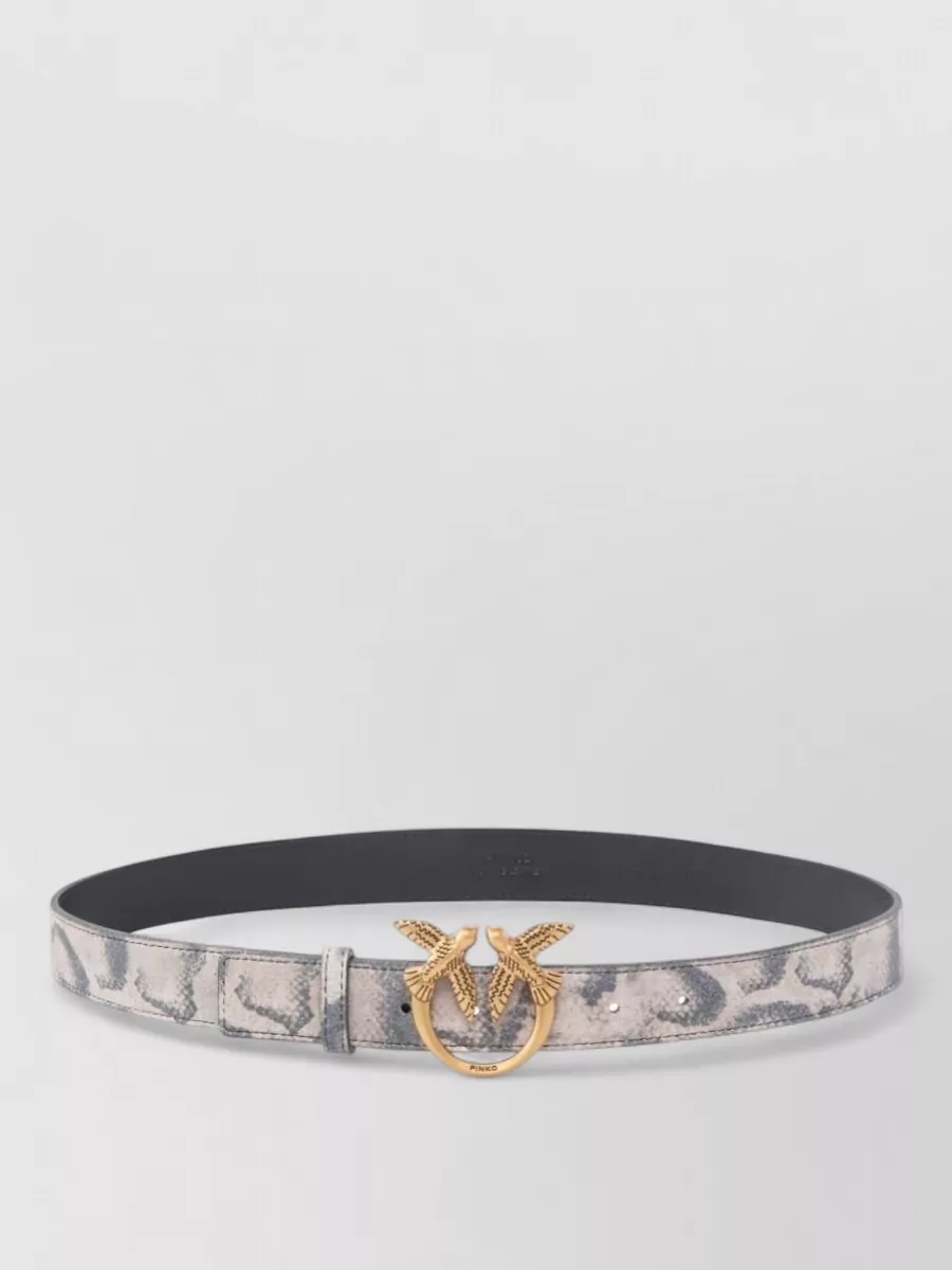 Pinko Python Print Belt