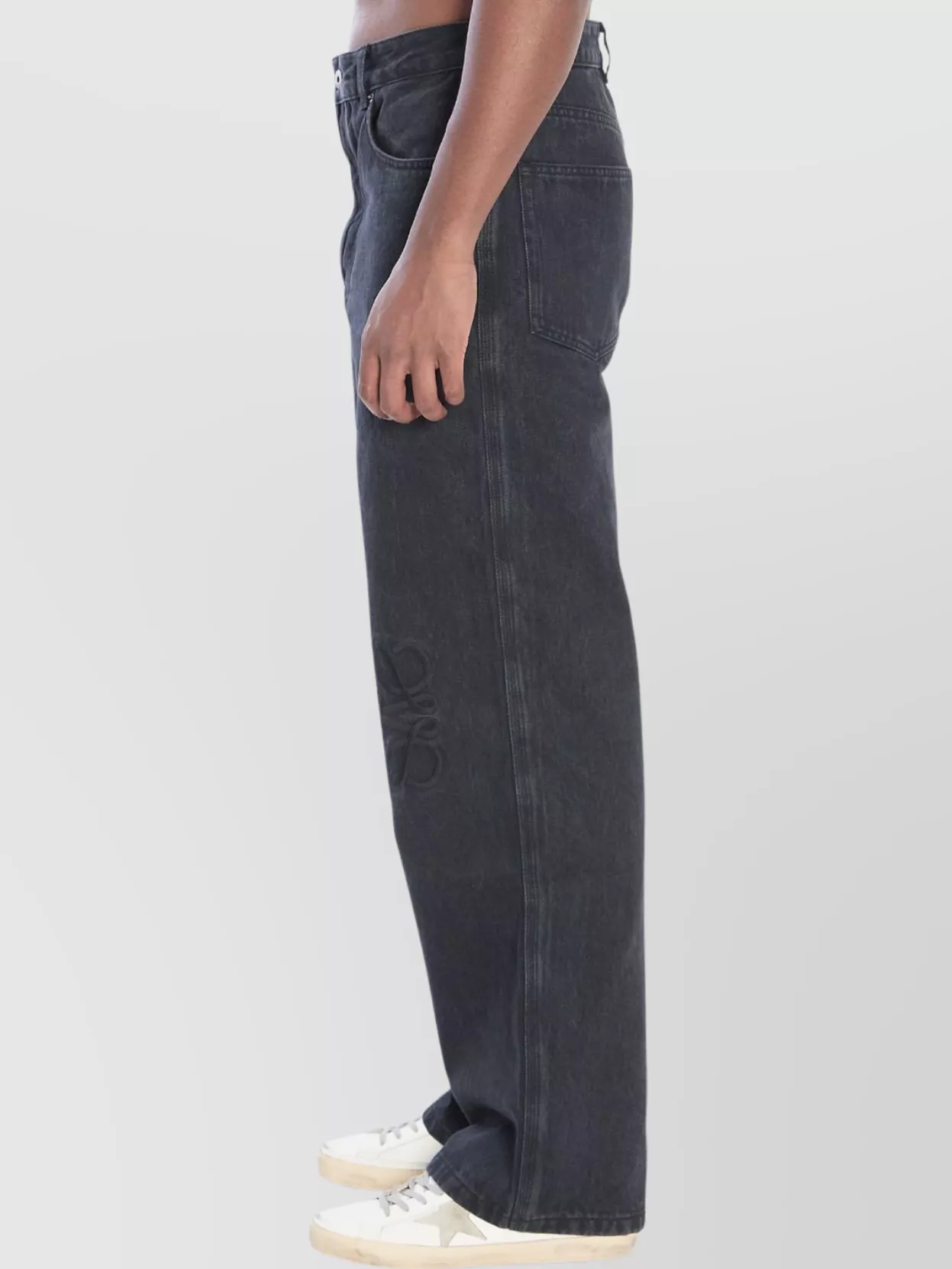 Loewe Baggy Anagram Denim Pants