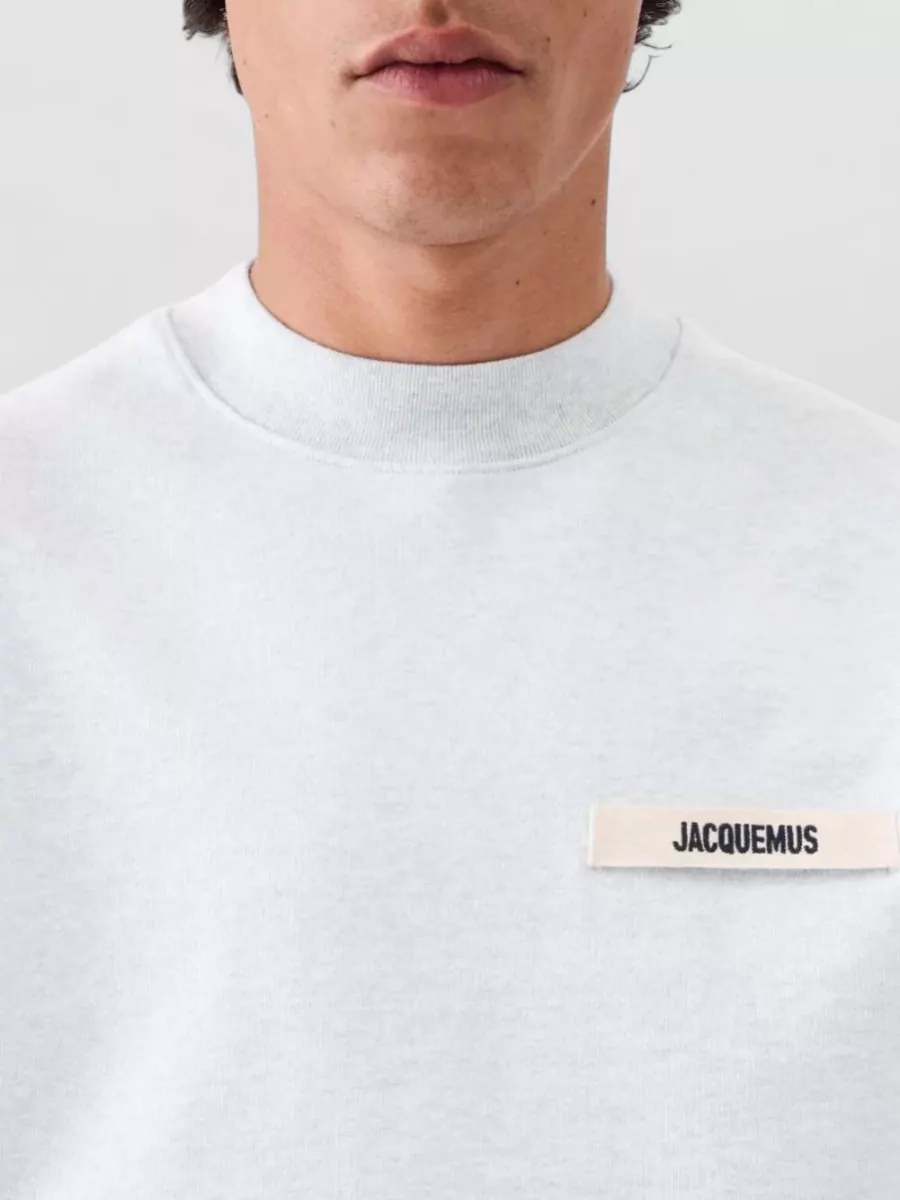 Jacquemus Cotton Relaxed-Fit Logo-Embroidered Sweatshirt