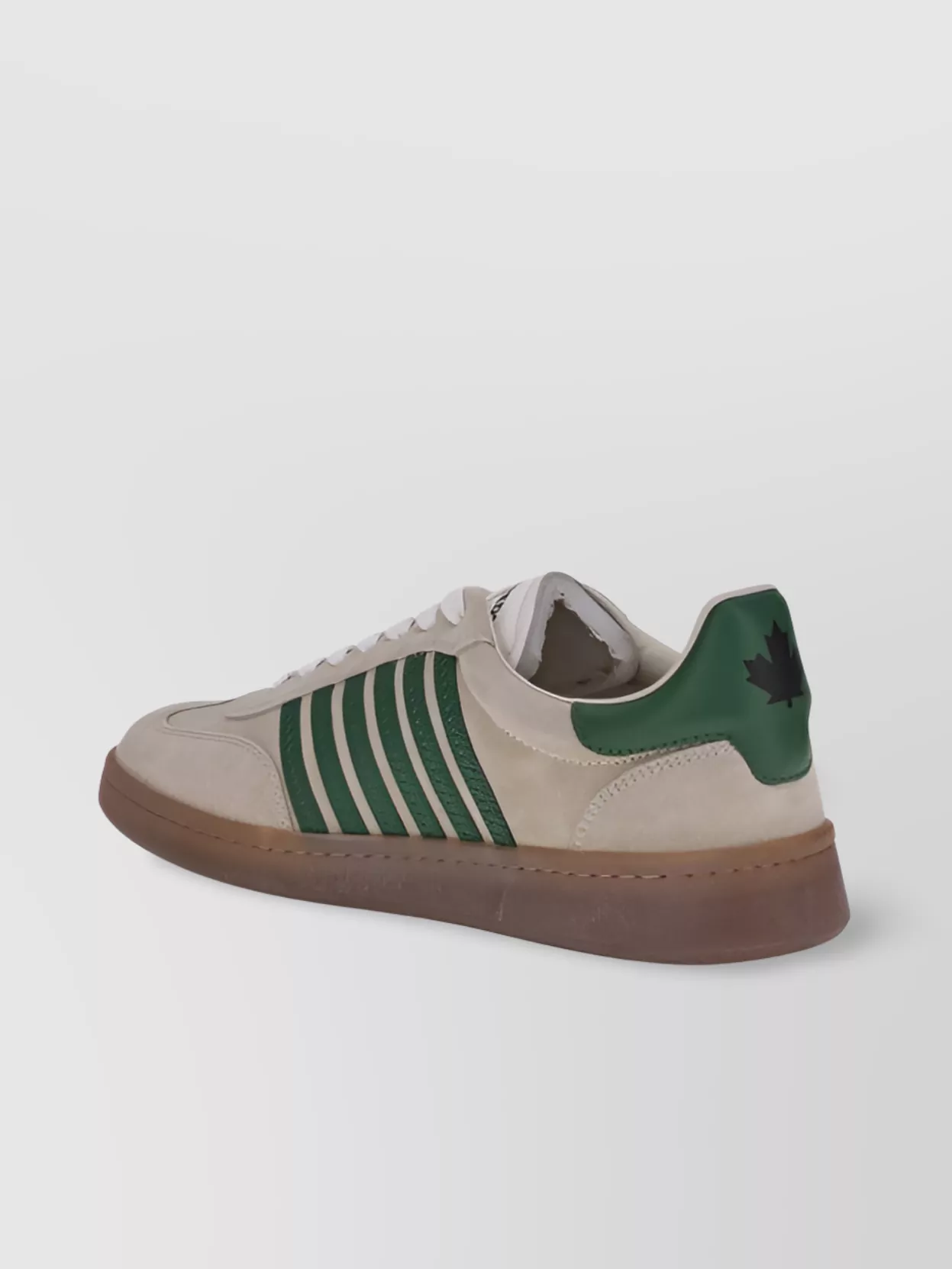 Dsquared2 Contemporary Leather Sneakers Characterful Accent
