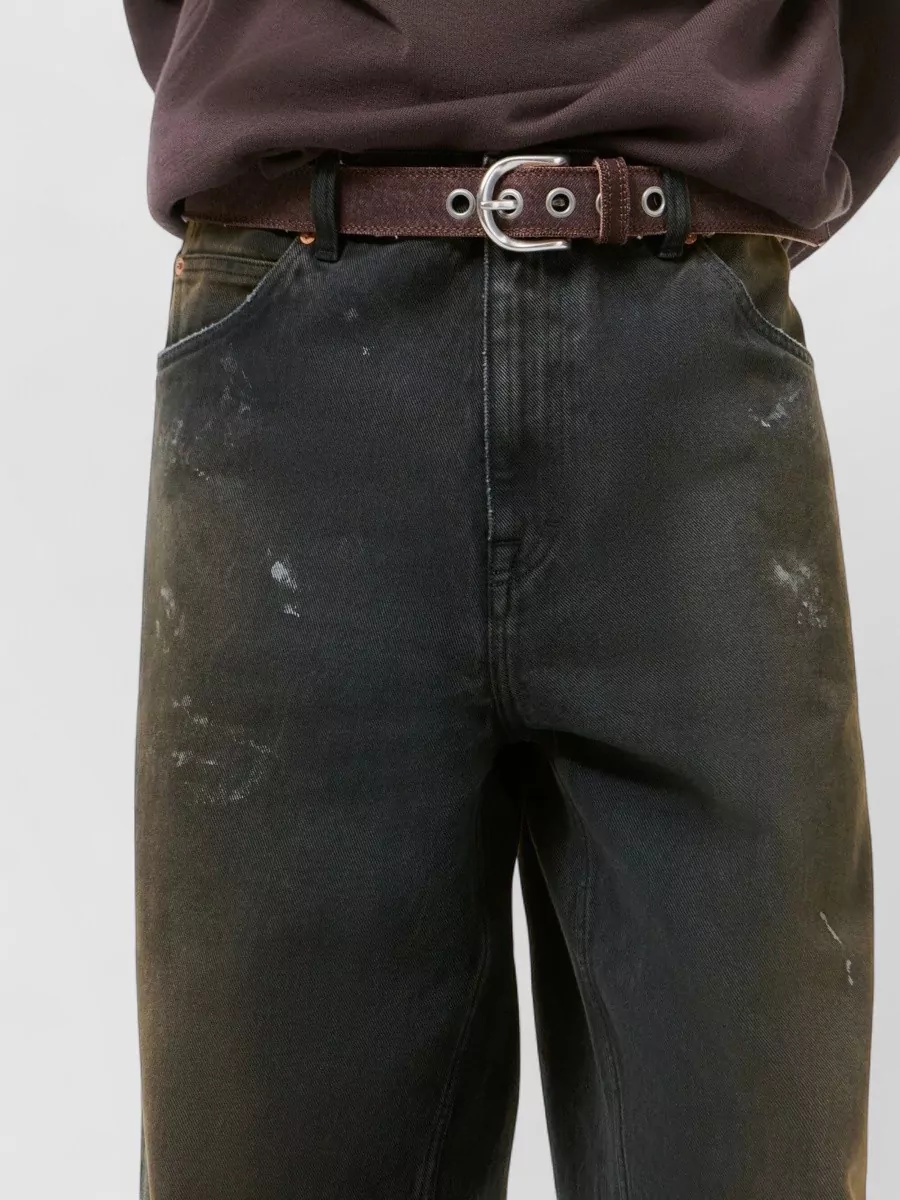 Our Legacy Straight Leg Trousers Belt Loops Five Pockets