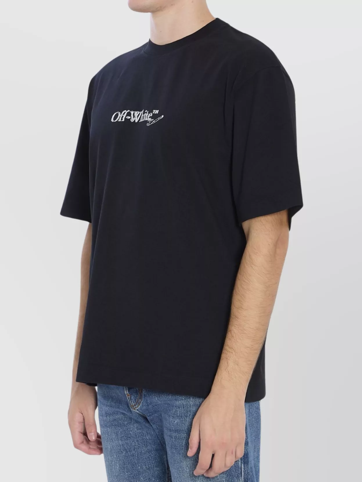 Off-White Graphic Print Skateboard T-Shirt