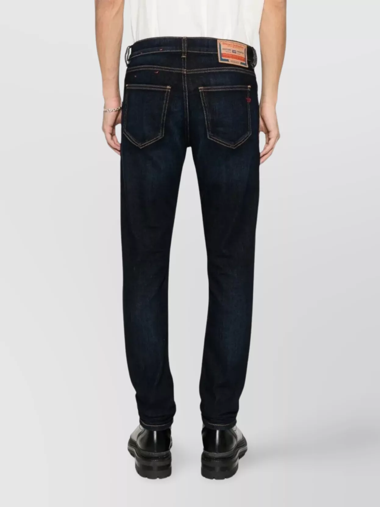 Diesel Structured Five-Pocket Belt Loop Trousers