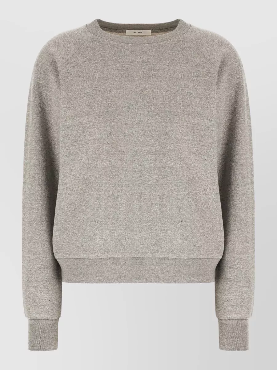 The Row Cashmere Blend Raglan Long-Sleeve Sweatshirt