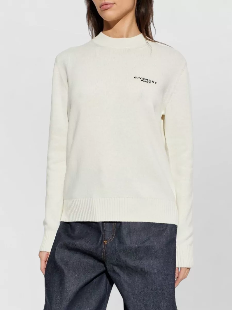 Givenchy Knit Sweater Crew Neck Long Sleeves