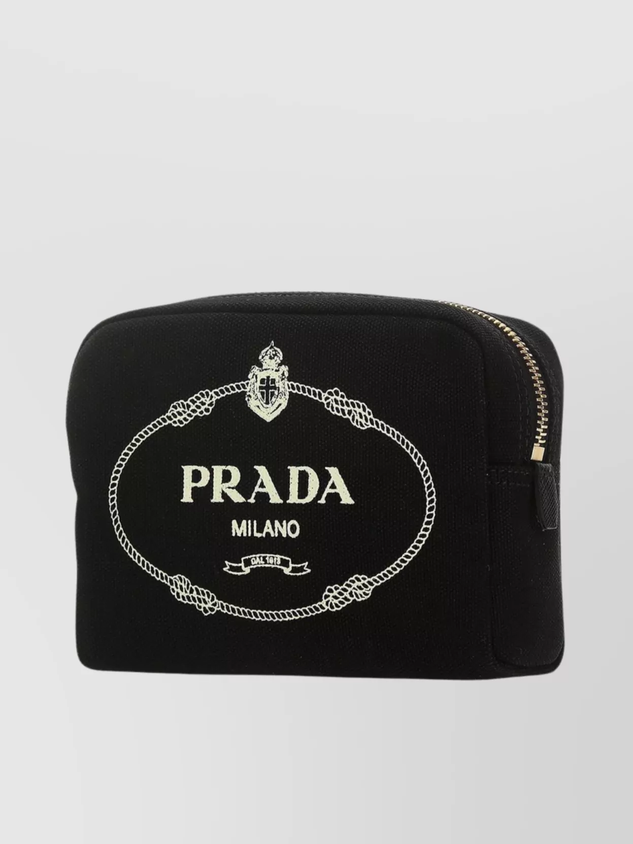 Shop Prada Graphic Chain Print Bag Container