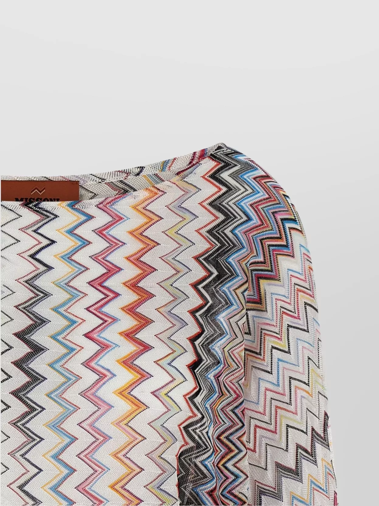 Missoni Relaxed Fit Knit Top With Zigzag Design