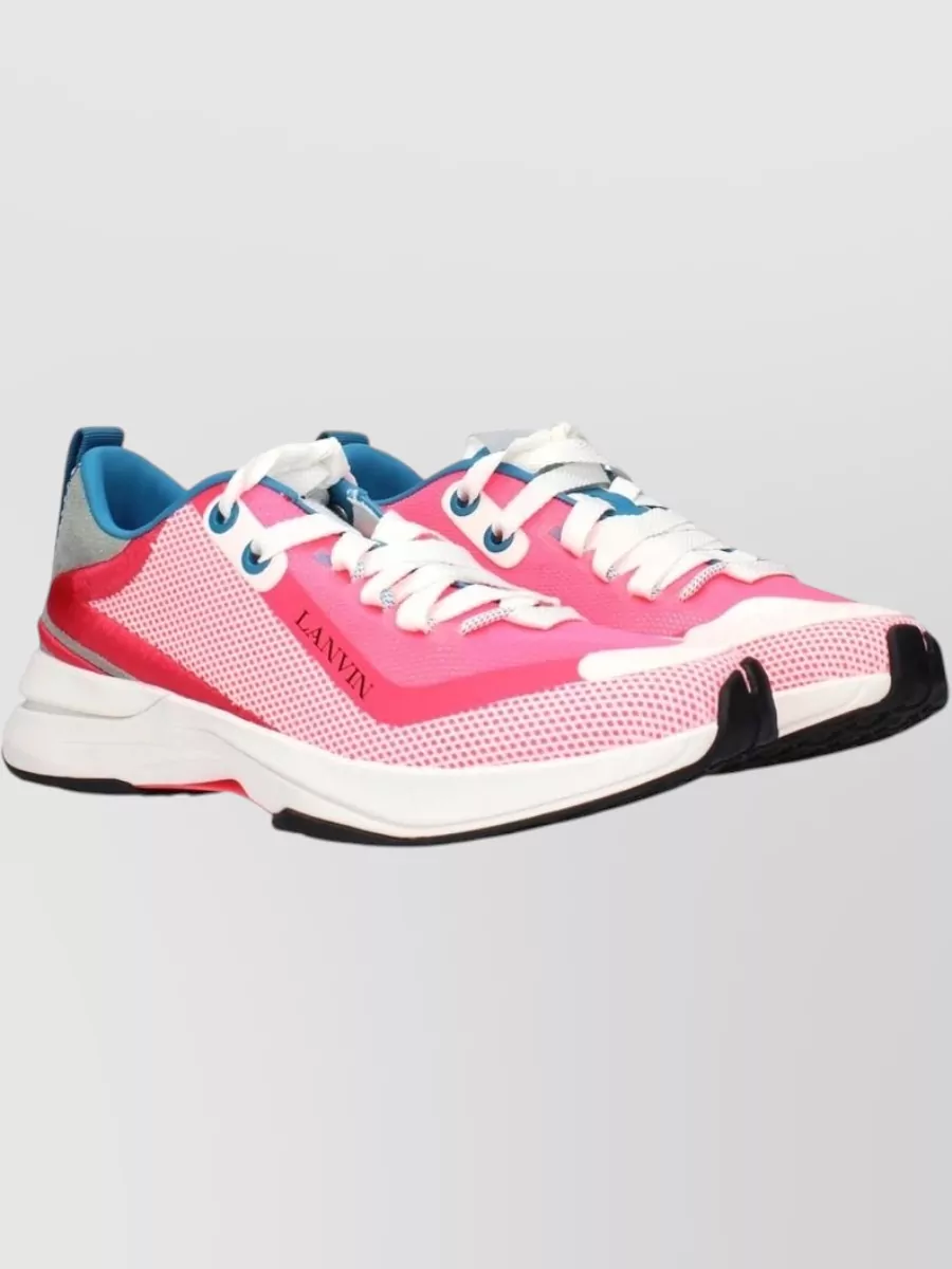Lanvin Fabric Low-Top Sneakers