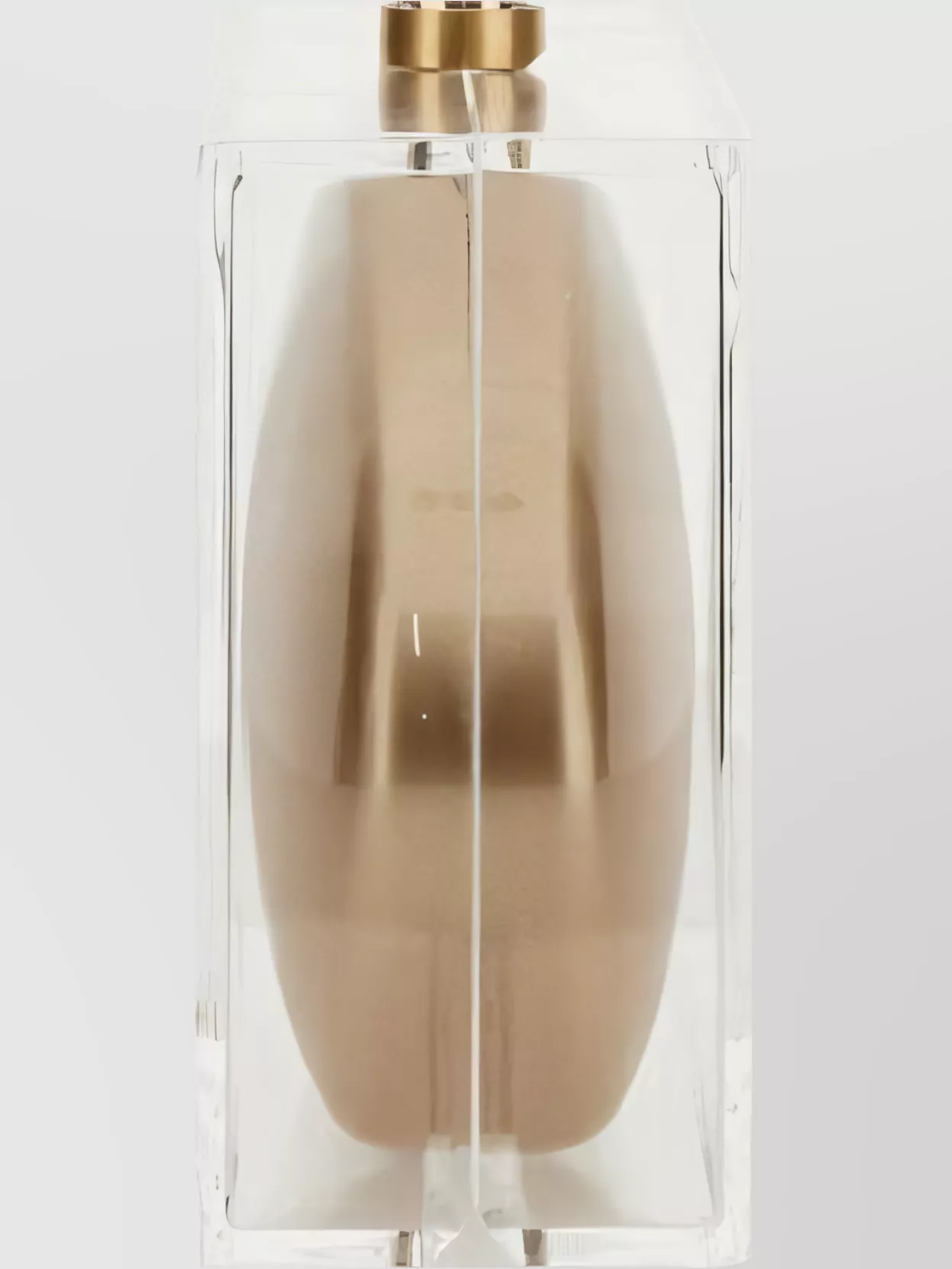 Cult Gaia Annie Transparent Metallic Clutch Bag