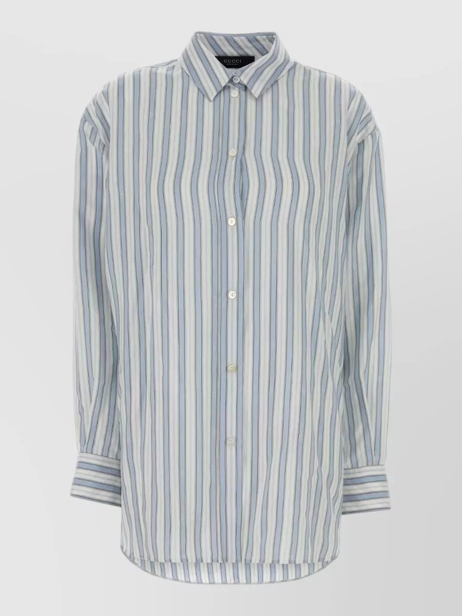 Gucci striped silk shirt