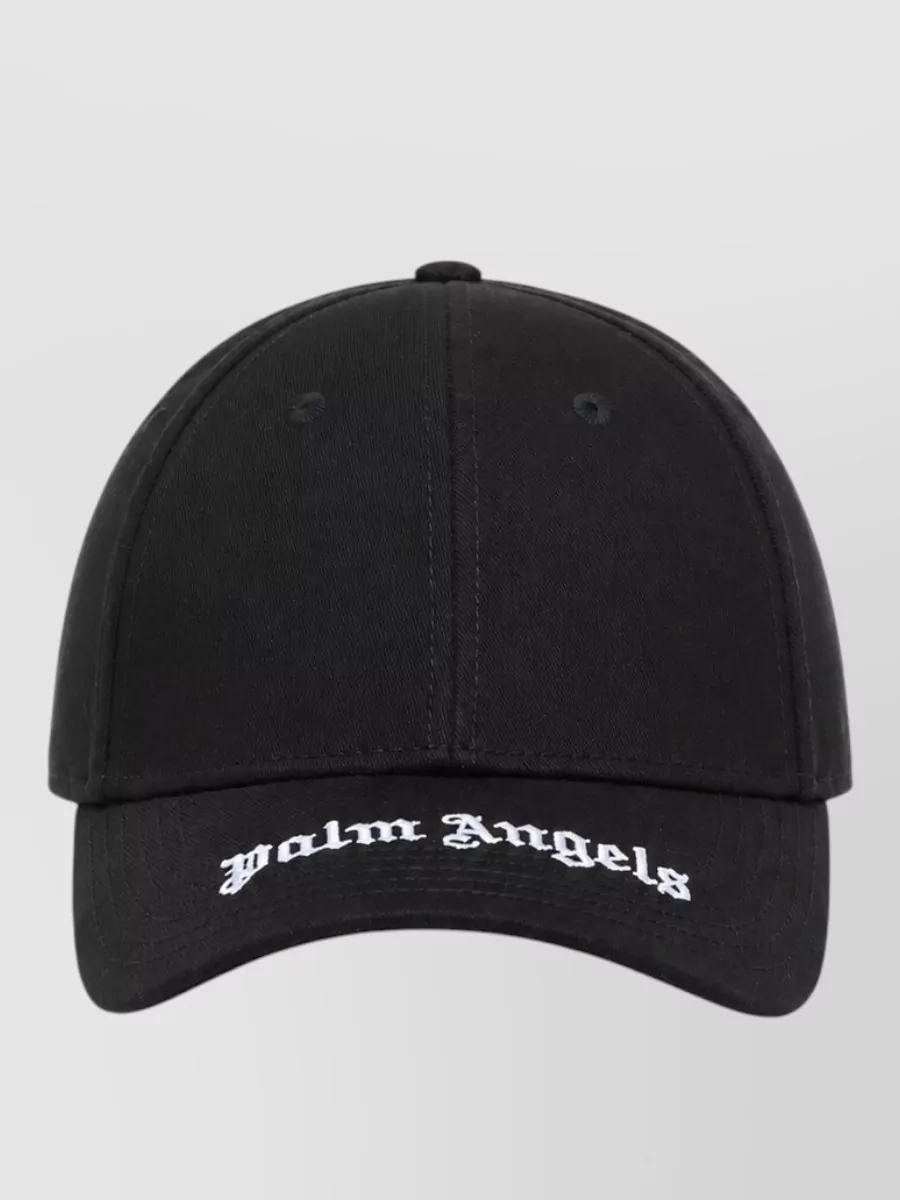 Palm Angels logo visor cap