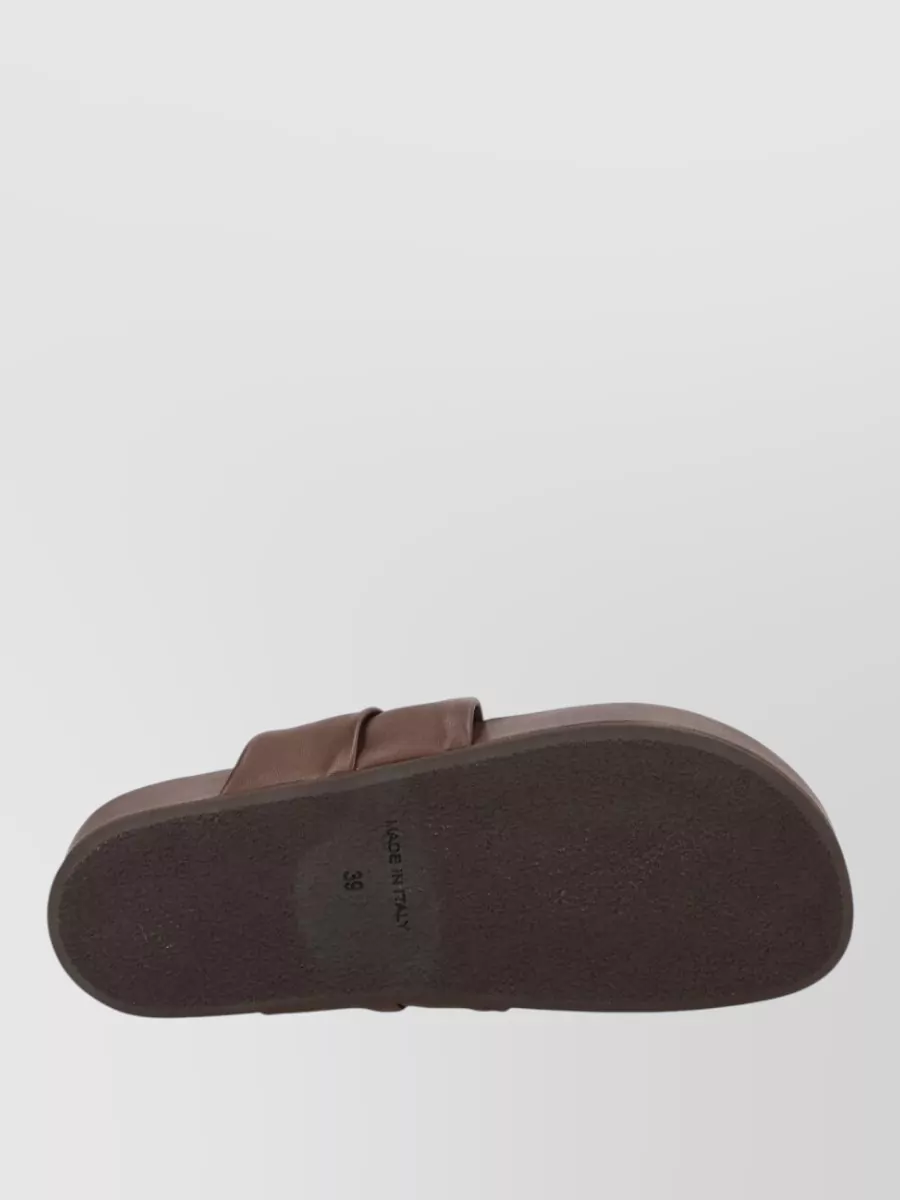 Uma Wang Leather Flip Flops