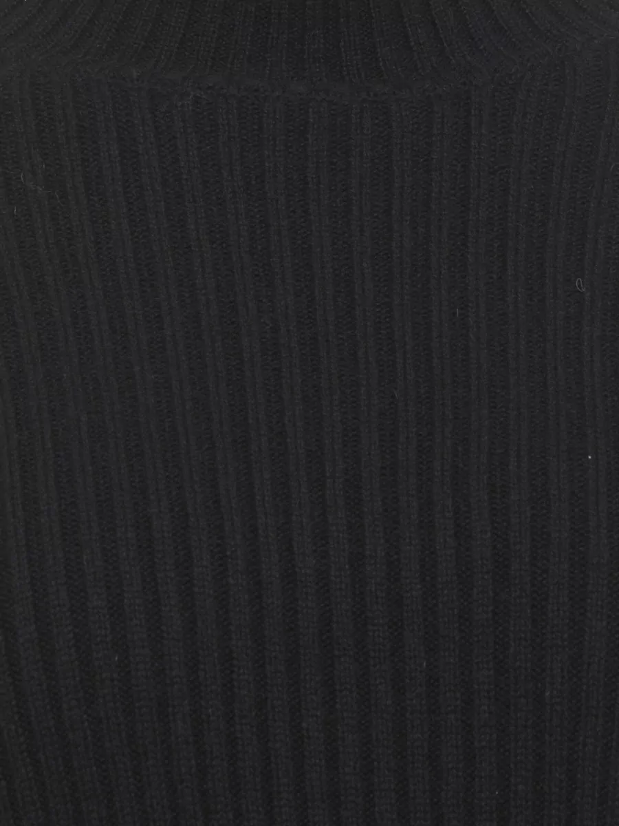 Antonelli Firenze Ribbed High Neck Wool Silk Cashmere Jumper