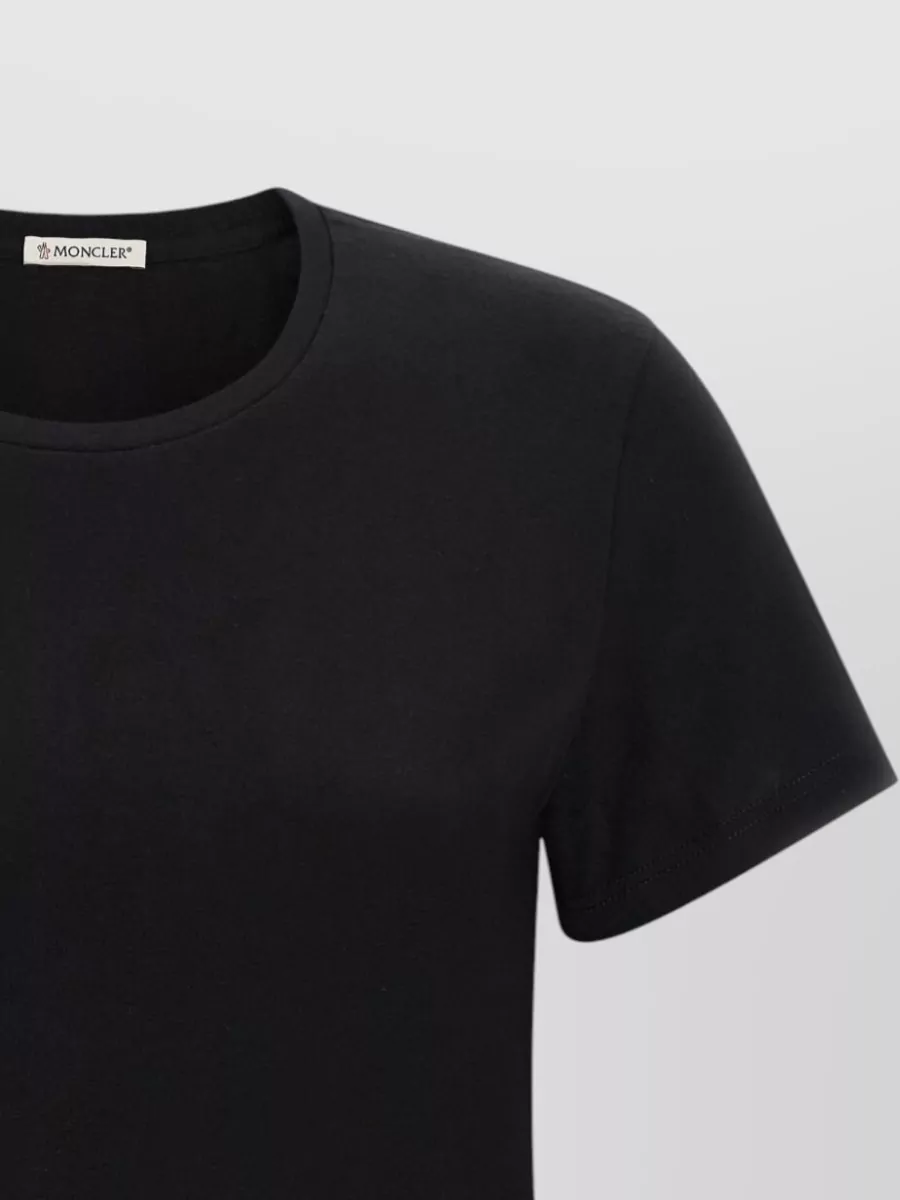 Moncler Cotton Crew Neck Short Sleeve T-Shirt