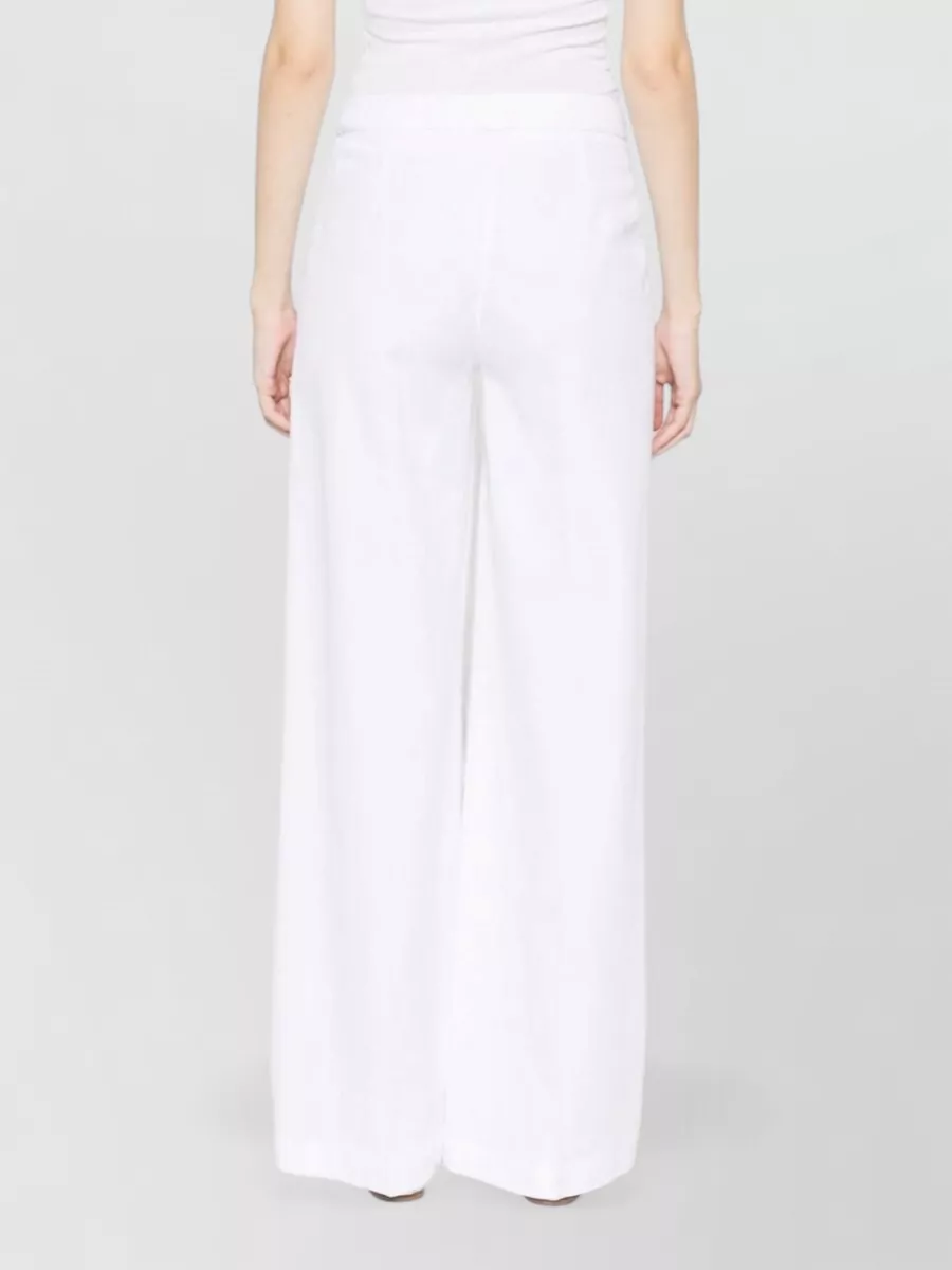 Via Masini 80 Cotton Wide-Leg Trousers