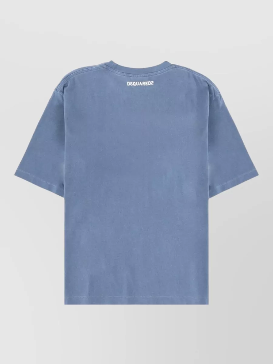 Dsquared2 Crew Neck T Shirt Graphic Embroidery