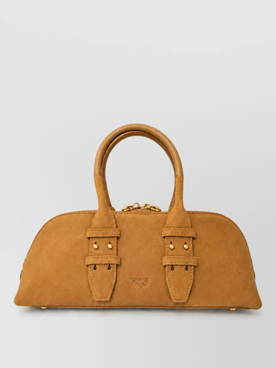 Pinko na leather clutch bag