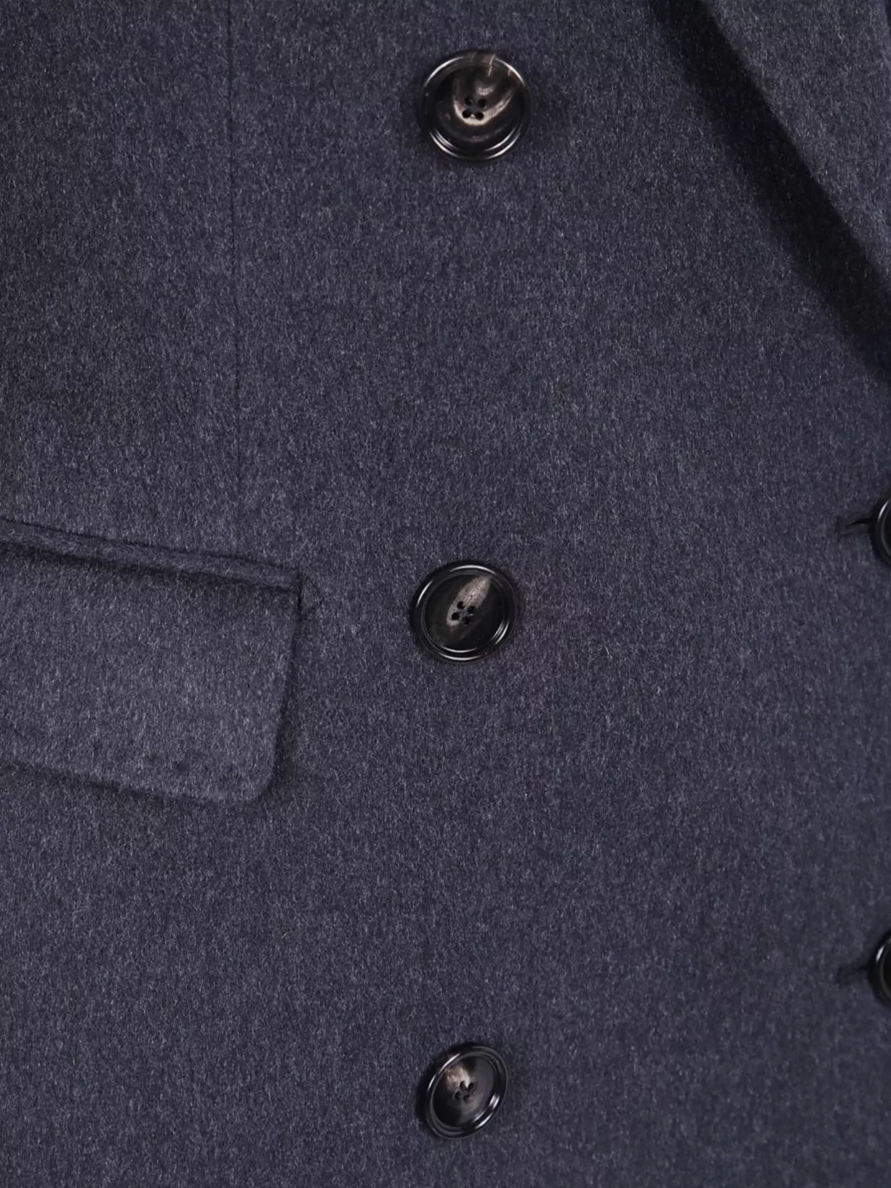 Tagliatore Tailored Double-breasted Coat Notched Lapels In Blue