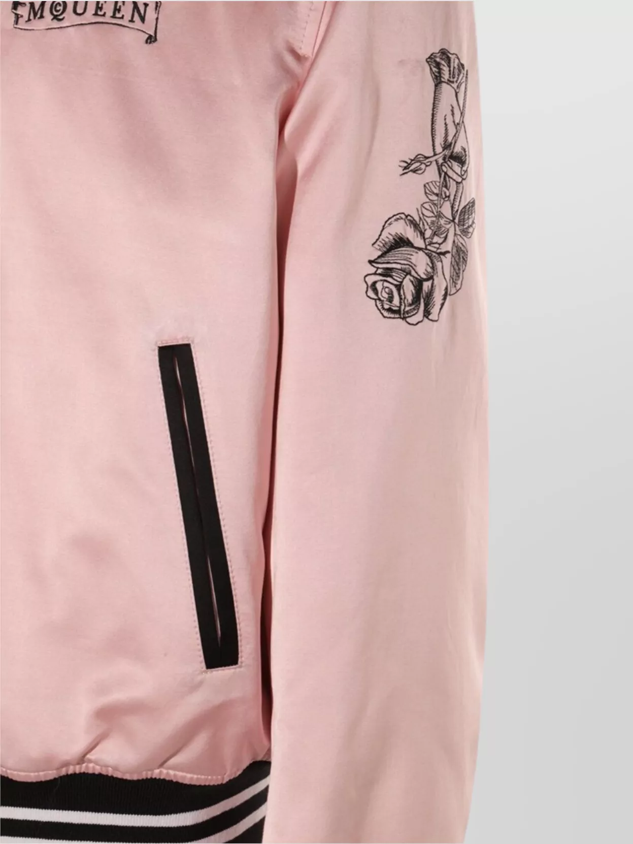 Alexander Mcqueen Casual Jacket With Embroidered Graphic Print