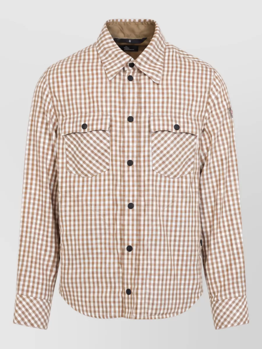 Moncler Grenoble Checked shirt jacket