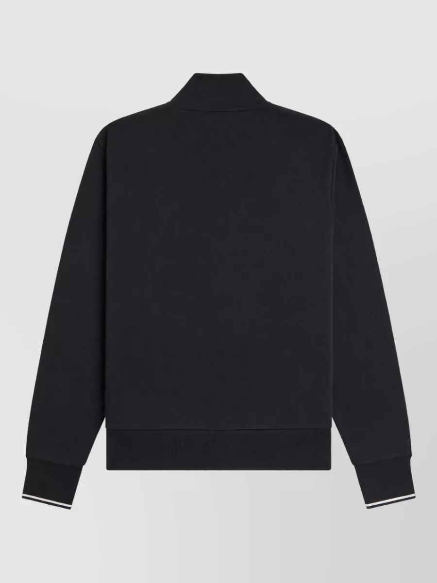Fred Perry Cotton Zip Hoodie