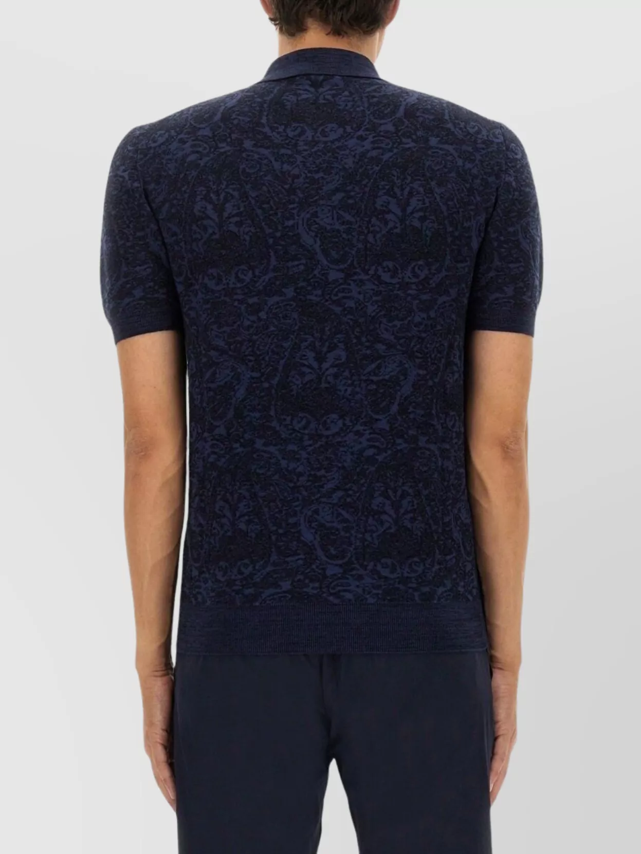 Etro Patterned Polo Shirt Short Sleeves