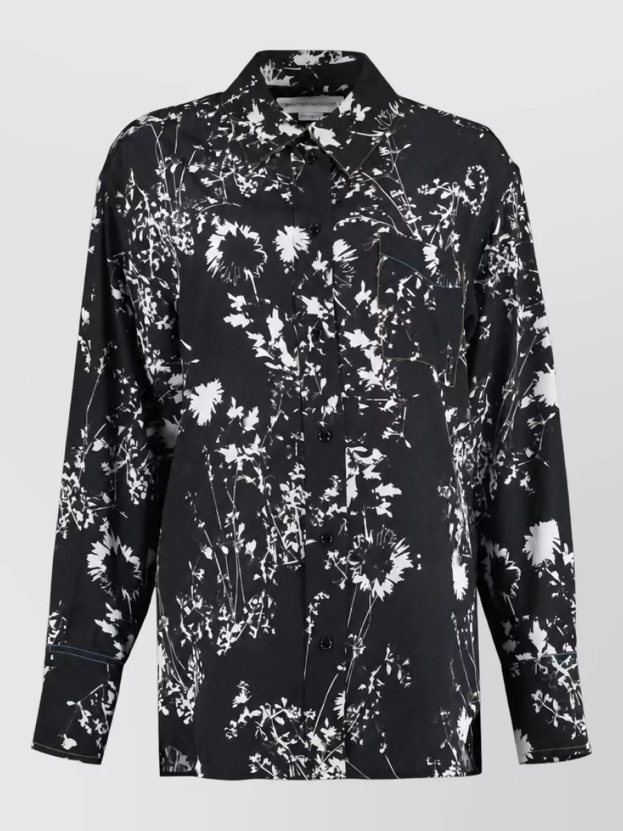 Victoria Beckham silk printed shirt