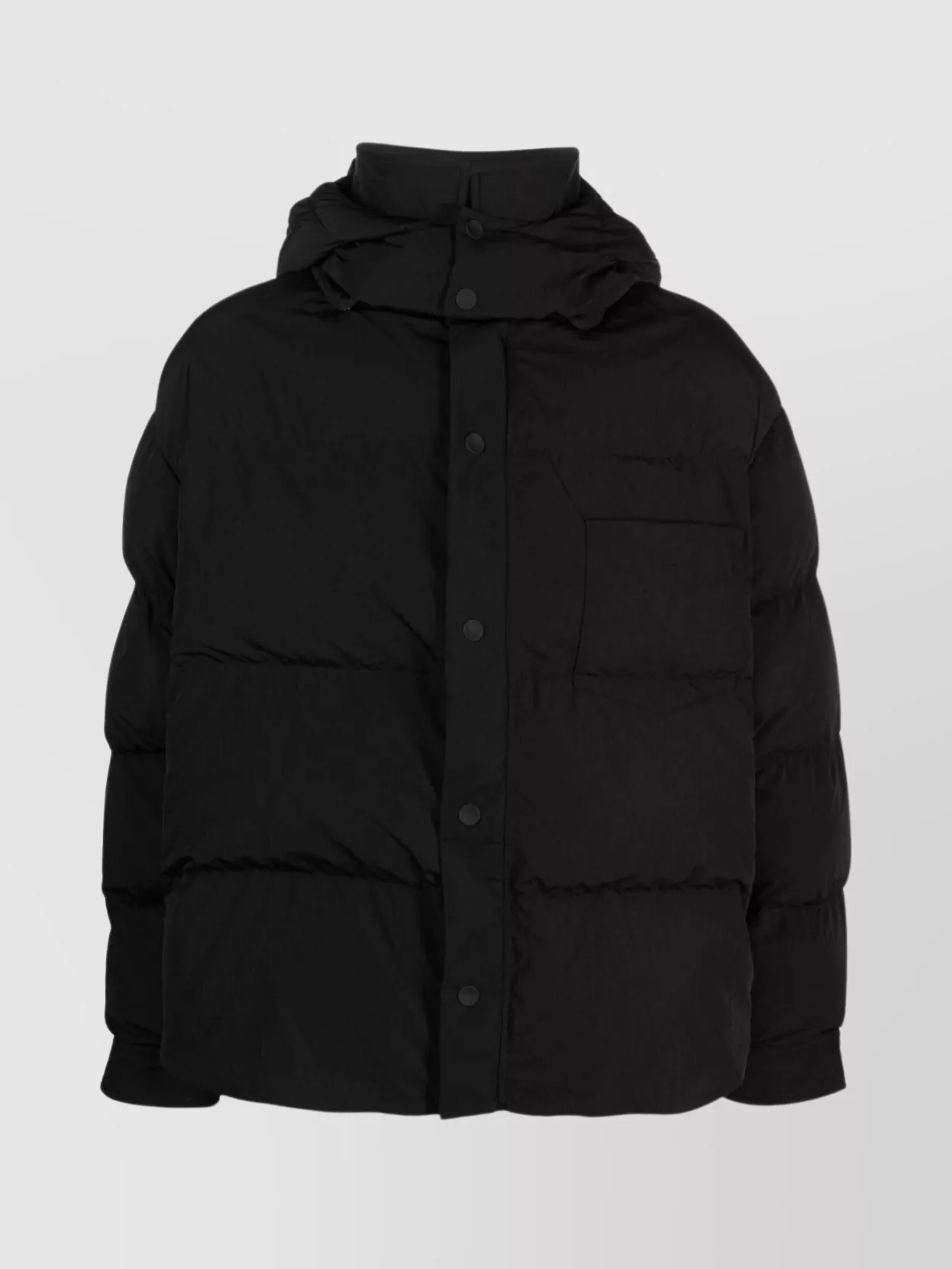 Shop Jacquemus Detachable Hooded Blazer With Side Pockets In Black