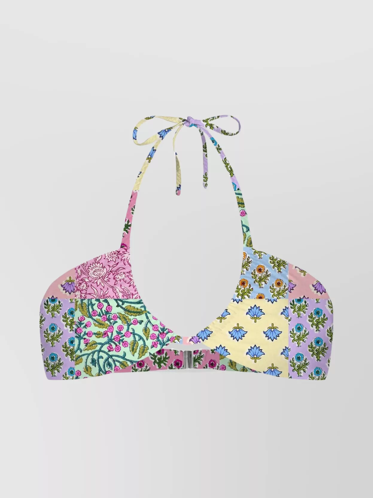 Mc2 Saint Barth Bandeau Top Halter Neck In Multi