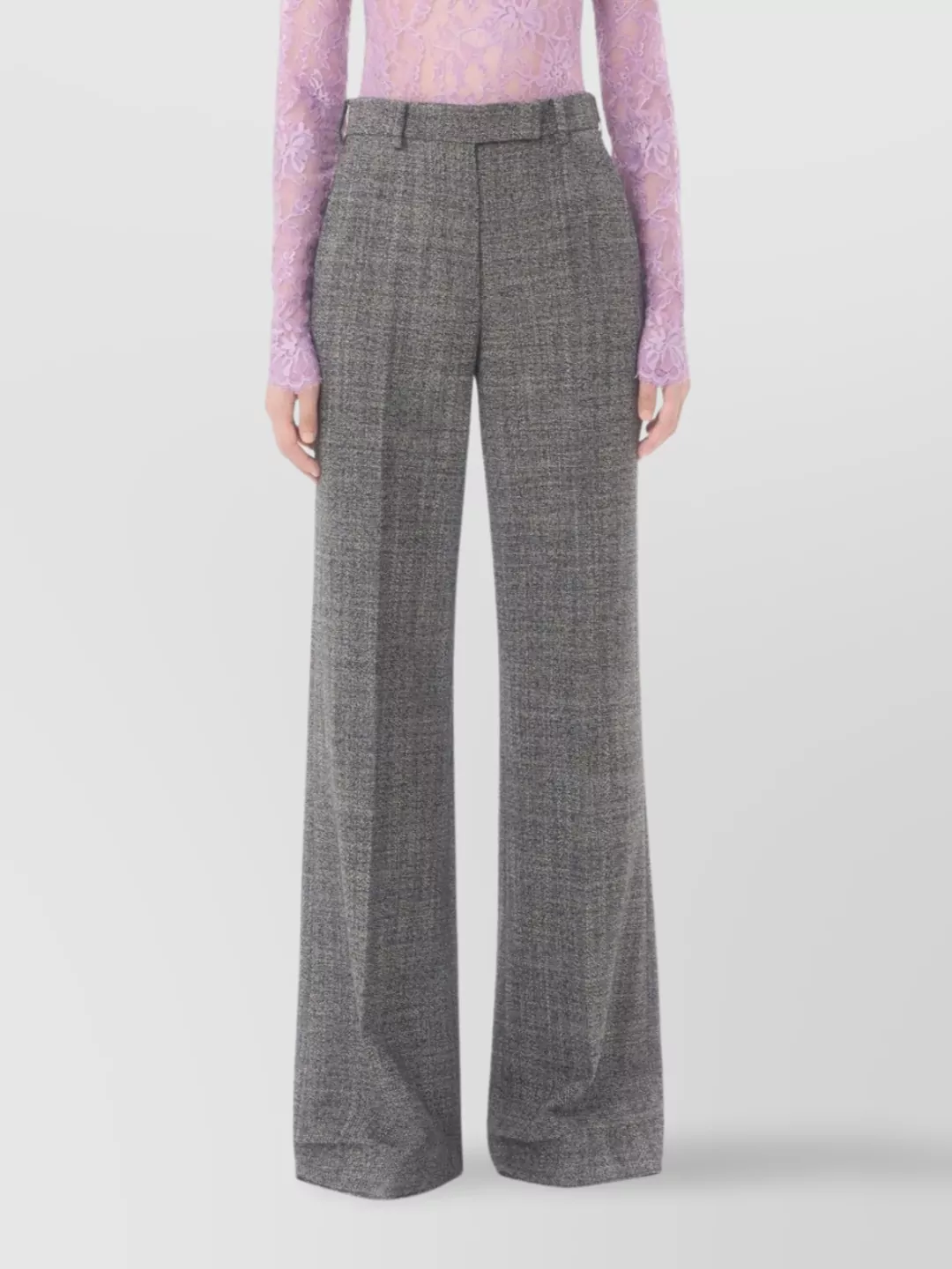 Valentino Garavani Wide-Leg Trousers Front Pleats