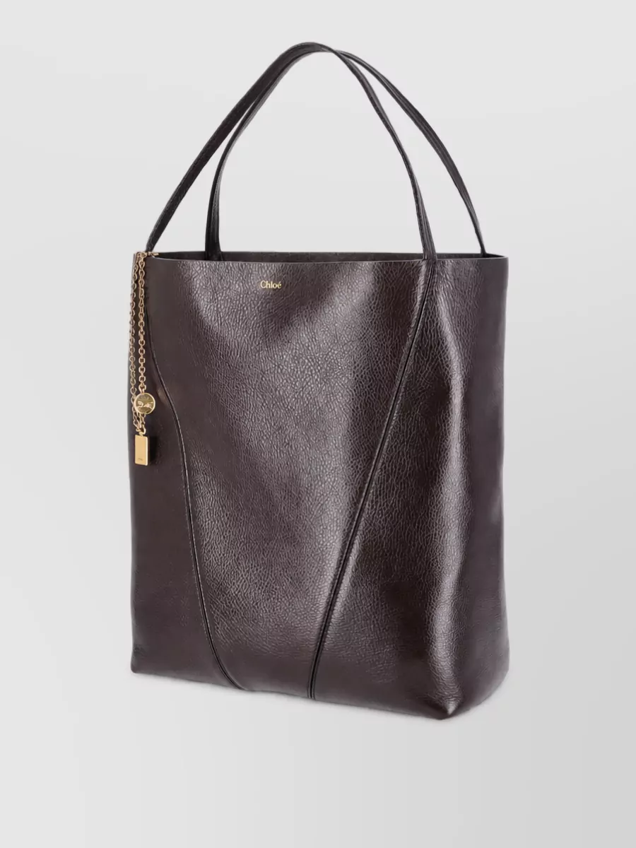 Chloé Shopper Leather Tote Bag