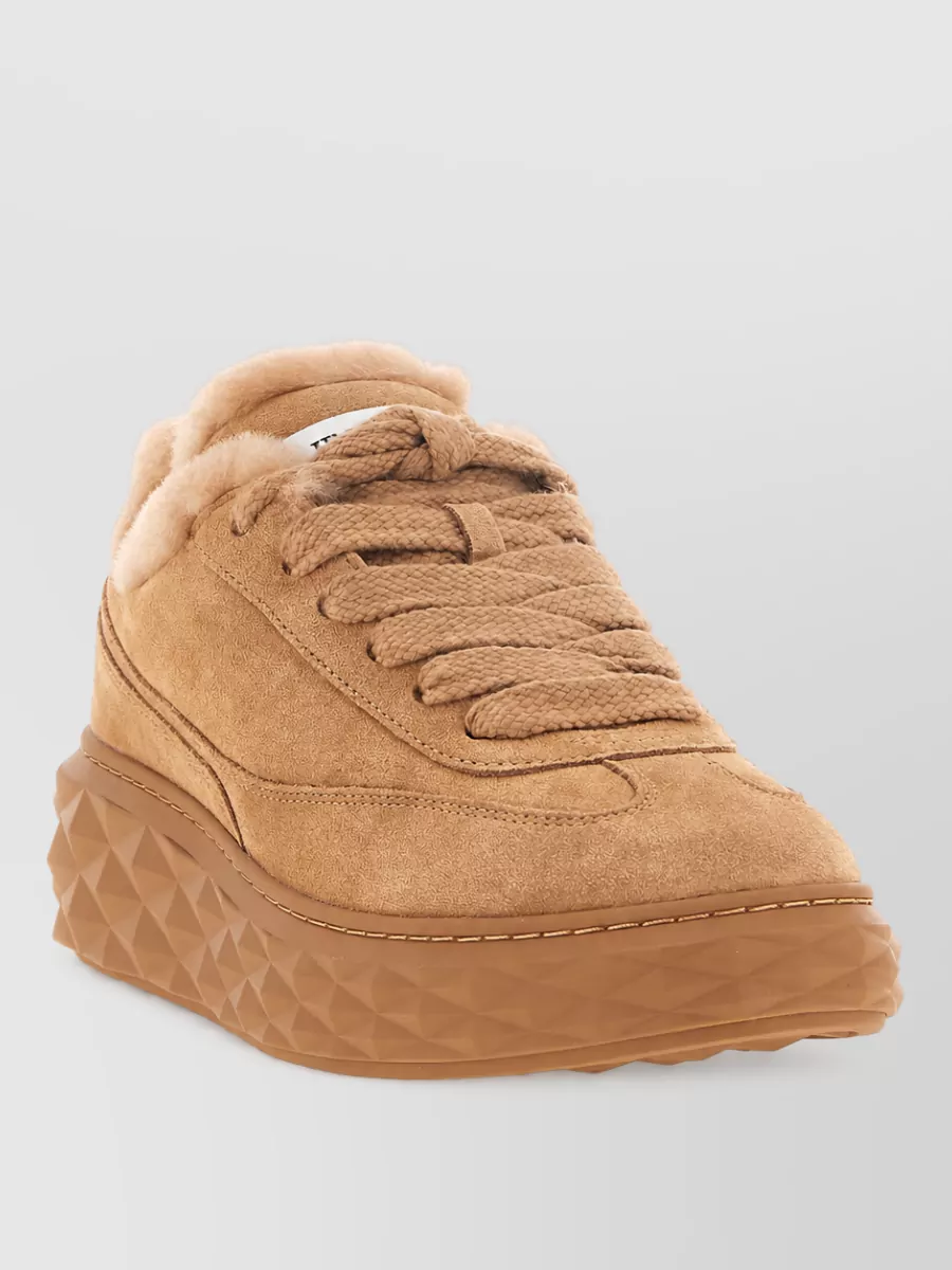 Jimmy Choo leather low-top sneakers