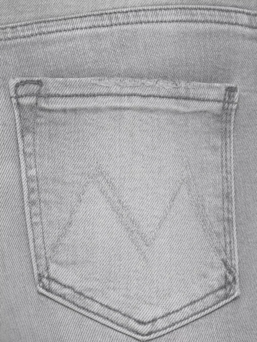 Mother Straight Cut Jeans Belt Loops Five Pockets