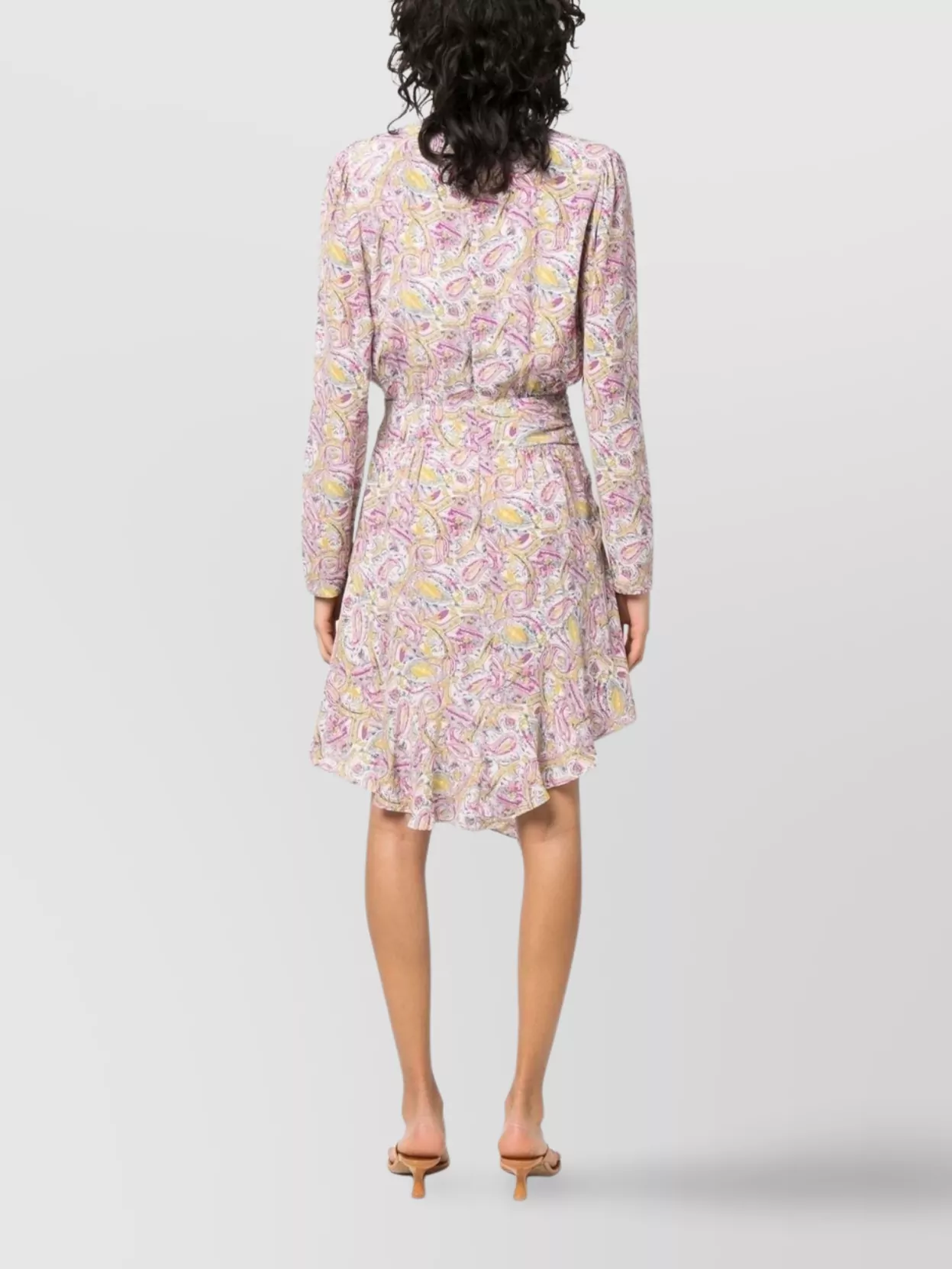 Iro Graphic-print Wrap Minidress