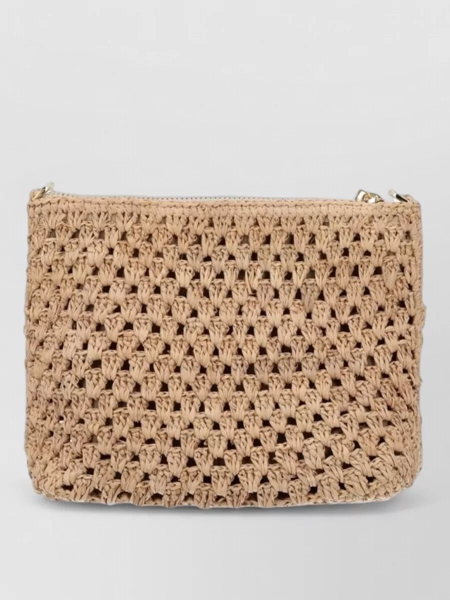 Mc2 Saint Barth Raffia Crossbody Bag