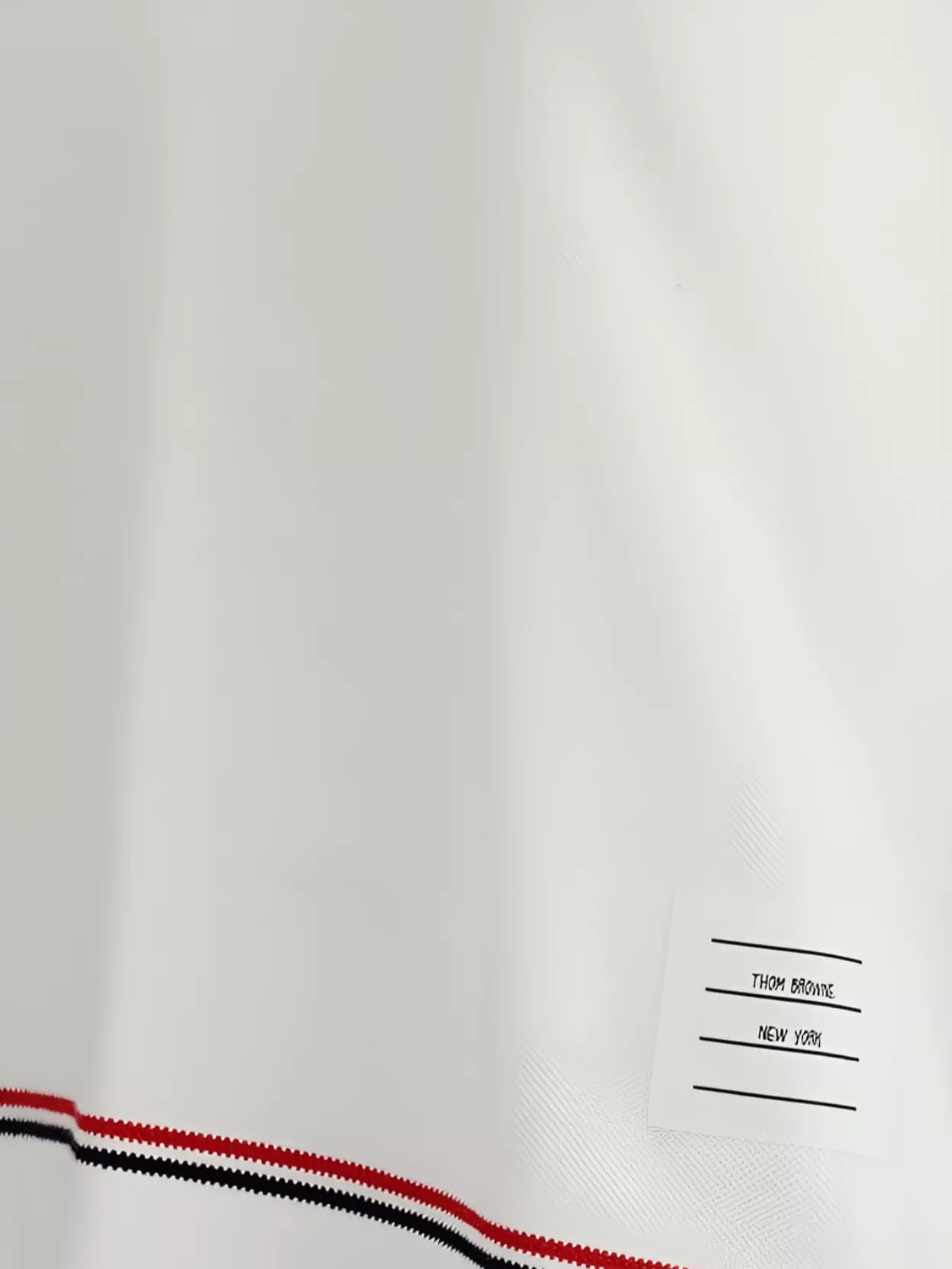 Thom Browne Striped Detail Crew Neck T-Shirt