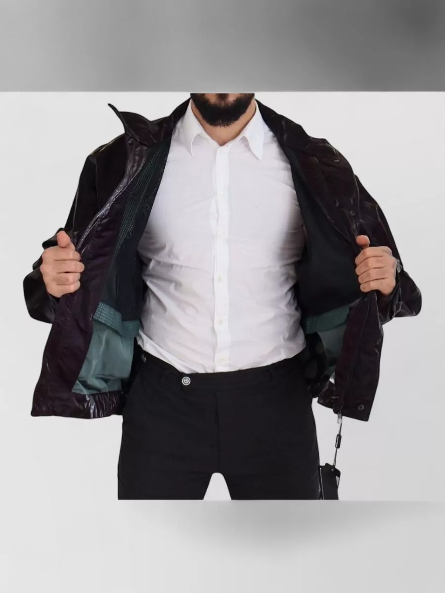 Dolce&Gabbana Nylon Collared Raincoat