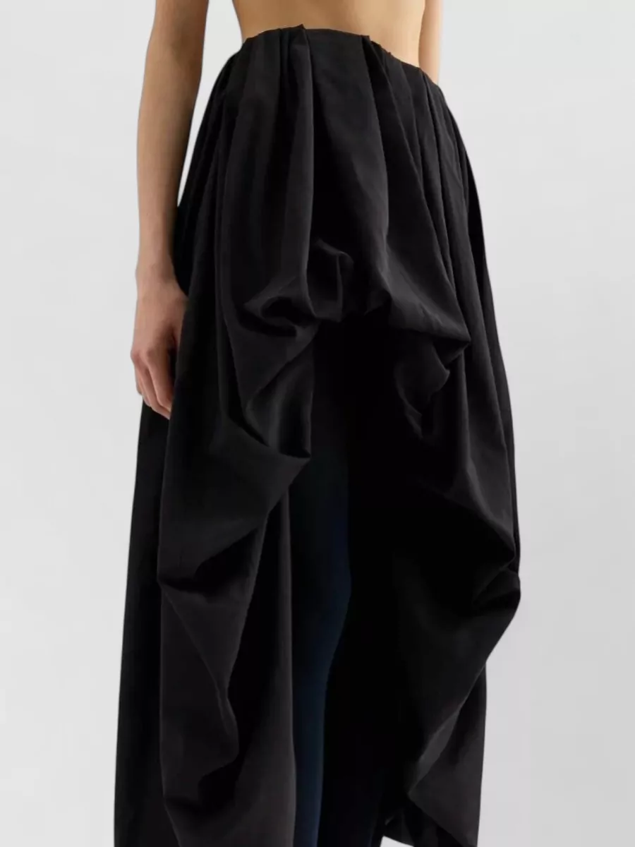 Jil Sander Draped High-Rise Asymmetric Skirt