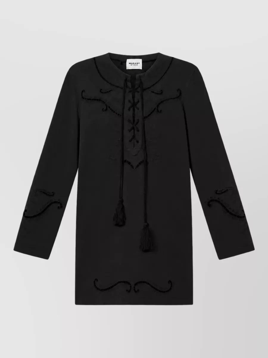 Isabel Marant Etoile cotton broderie anglaise tunic dress