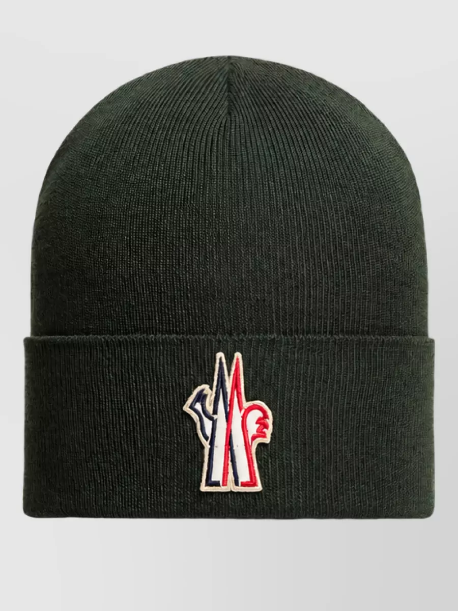 Moncler Grenoble Ribbed wool beanie