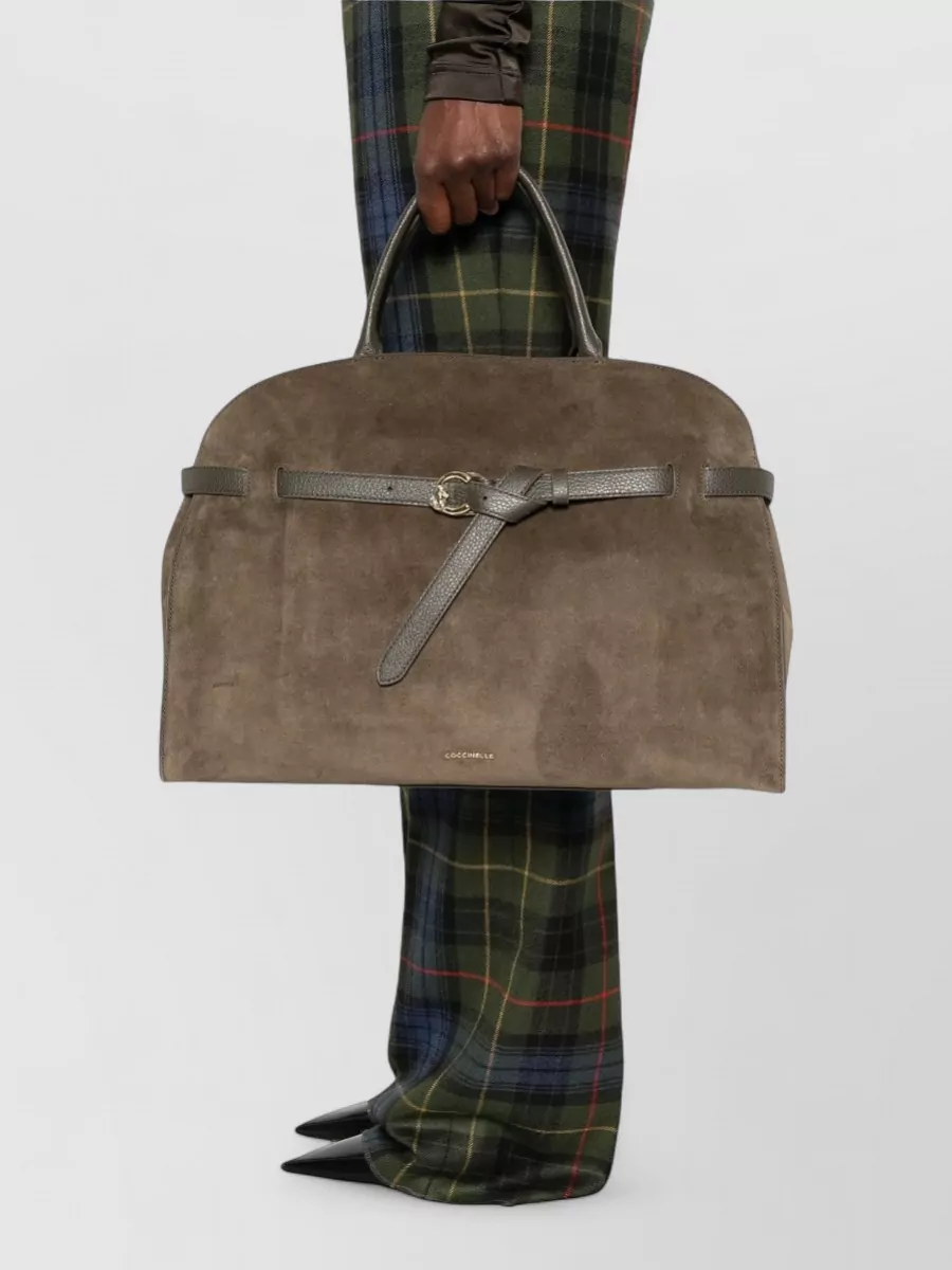 Coccinelle Suede Tote Bag