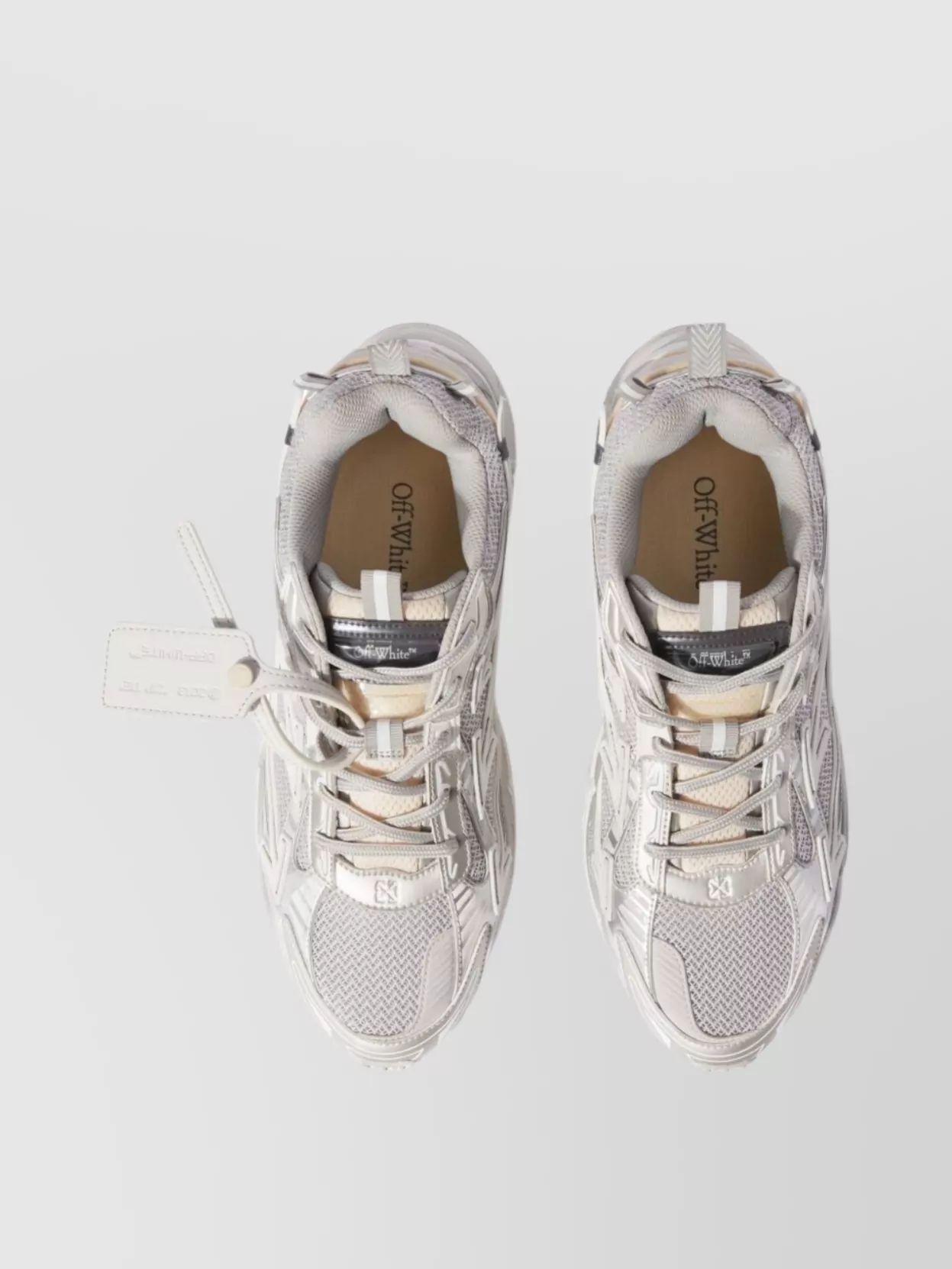 Off-White Low Top Sneakers Textured Sole