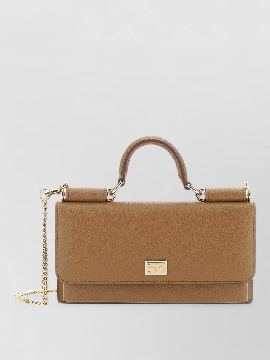 Dolce&Gabbana sicily mini leather shoulder bag