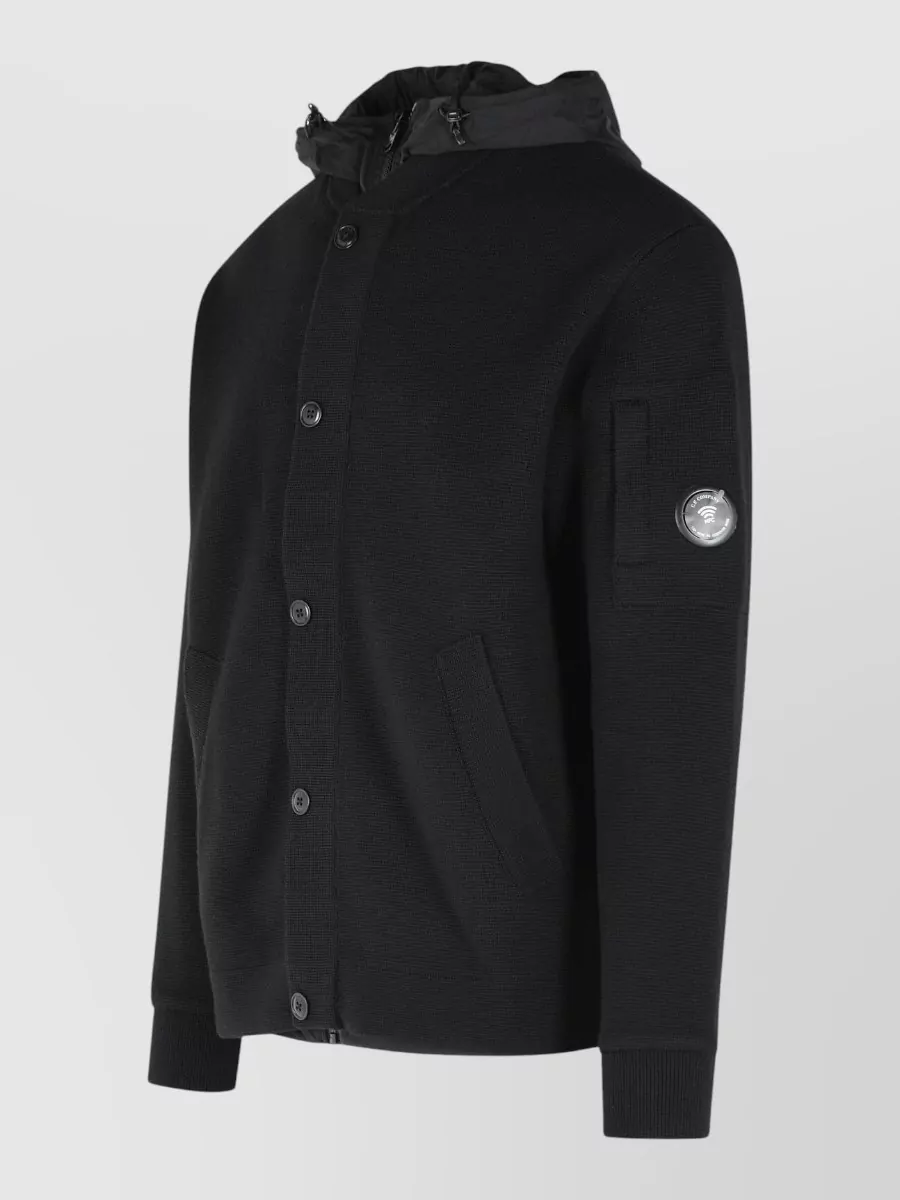 C.p. Company Reversible Wool Single Breasted Coat