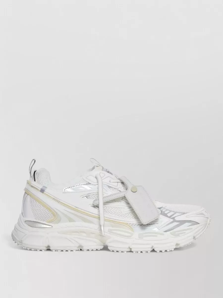Off-White M Be Right Back Mesh Panel Sneakers